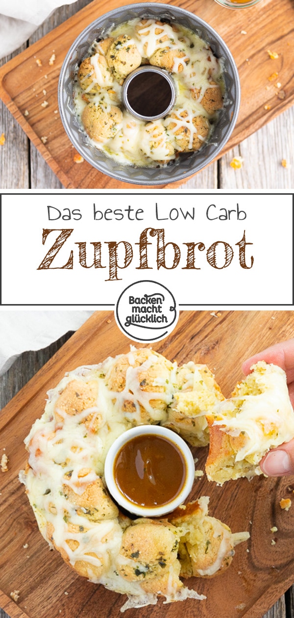 Das perfekte glutenfreie Grillbrot ohne Mehl: Dieses leckere Pull Apart Brot mit Knoblauchbutter und Kräutern kommt immer gut an.