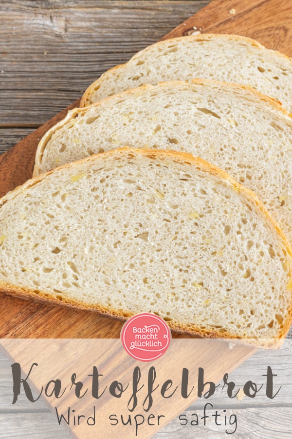 Dieses leckere Brot mit Kartoffeln kommt ganz ohne Hefe aus. Das Kartoffel-Brot ist aromatisch, saftig und hat eine tolle Kruste!
