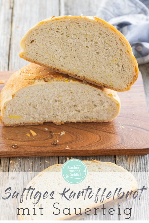Dieses leckere Brot mit Kartoffeln kommt ganz ohne Hefe aus. Das Kartoffel-Brot ist aromatisch, saftig und hat eine tolle Kruste!