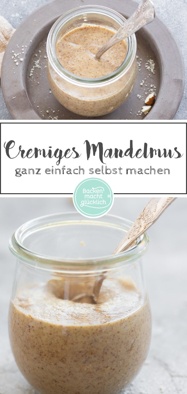 Mit diesem Grundrezept für helles oder dunkles Mandelmus müsst ihr die Creme ab jetzt nie mehr kaufen. Die Mandelbutter ist wunderbar zu variieren, einfach zuzubereiten und unheimlich lecker!