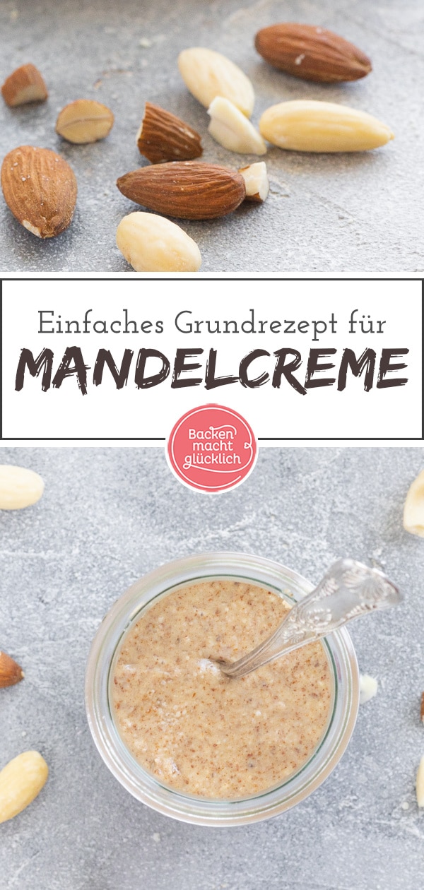 Mit diesem Grundrezept für helles oder dunkles Mandelmus müsst ihr die Creme ab jetzt nie mehr kaufen. Die Mandelbutter ist wunderbar zu variieren, einfach zuzubereiten und unheimlich lecker!