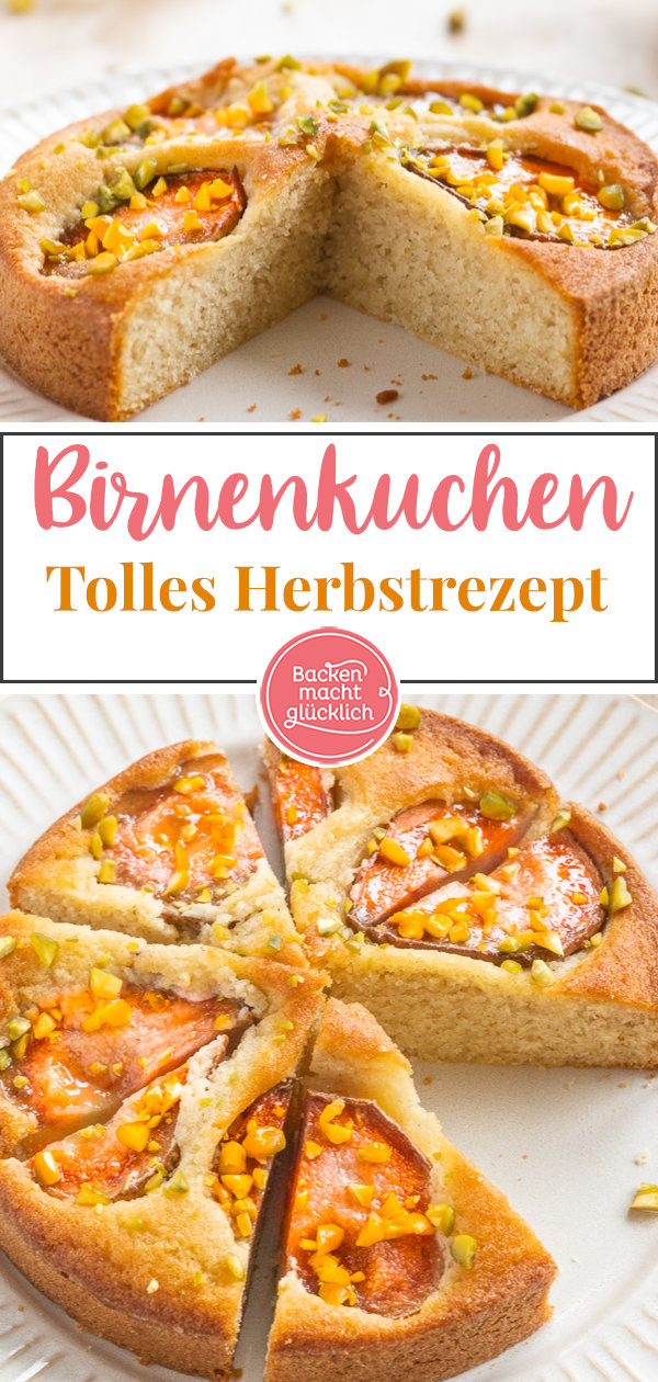 Ein echter Klassiker: Omas Birnenkuchen versüßt jeden grauen Herbsttag! Durch Mandeln wird der Rührteig besonders fein.