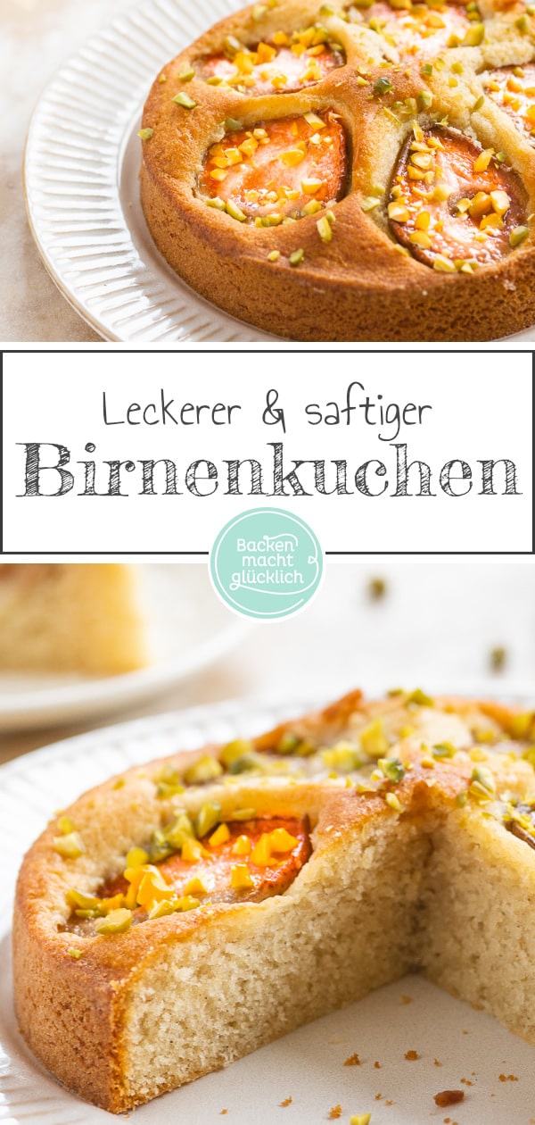 Ein echter Klassiker: Omas Birnenkuchen versüßt jeden grauen Herbsttag! Durch Mandeln wird der Rührteig besonders fein.