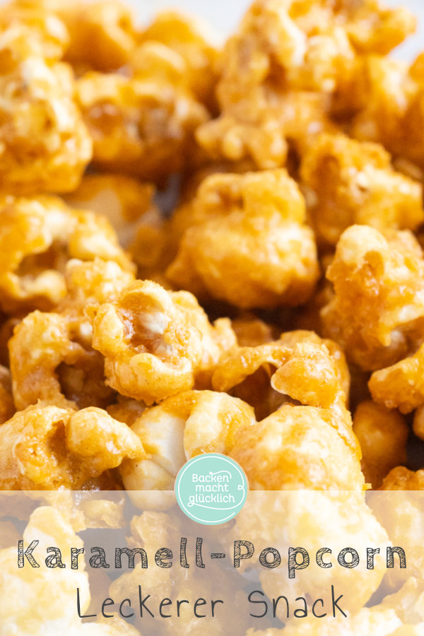 Einfaches Rezept für geniales Salted Caramel Popcorn wie im Kino. Das Karamell-Popcorn ist der perfekte Snack für gemütliche Abende.