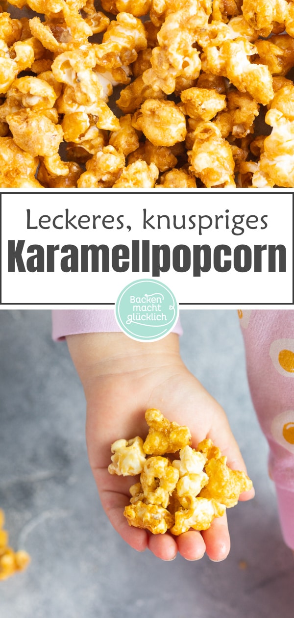 Einfaches Rezept für geniales Salted Caramel Popcorn wie im Kino. Das Karamell-Popcorn ist der perfekte Snack für gemütliche Abende.