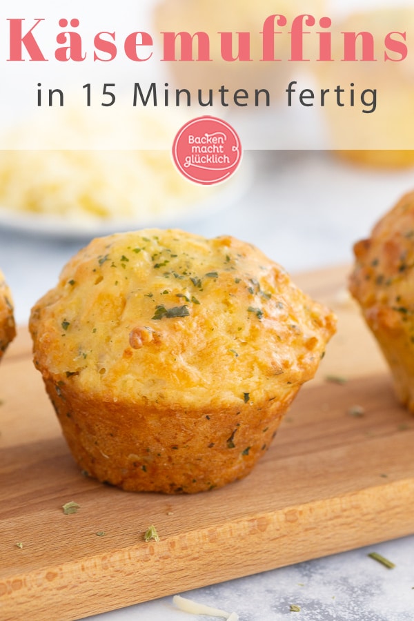Diese vegetarischen Muffins mit Käse schmecken der ganzen Familie. Die Käsemuffins sind perfekt, egal ob zum Brunch, Abendessen oder Picknick.