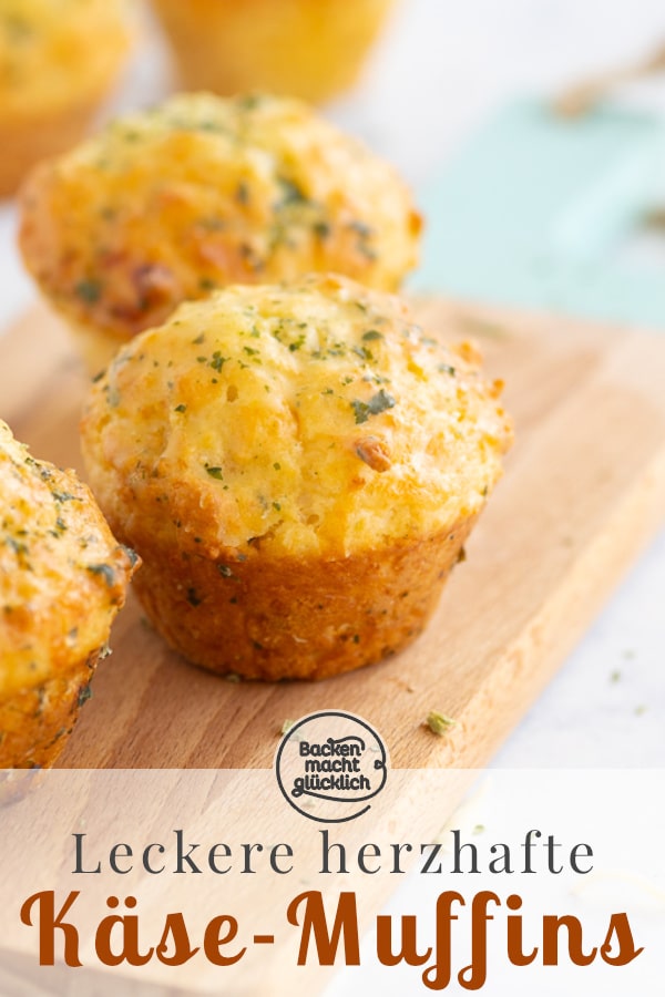 Diese vegetarischen Muffins mit Käse schmecken der ganzen Familie. Die Käsemuffins sind perfekt, egal ob zum Brunch, Abendessen oder Picknick.