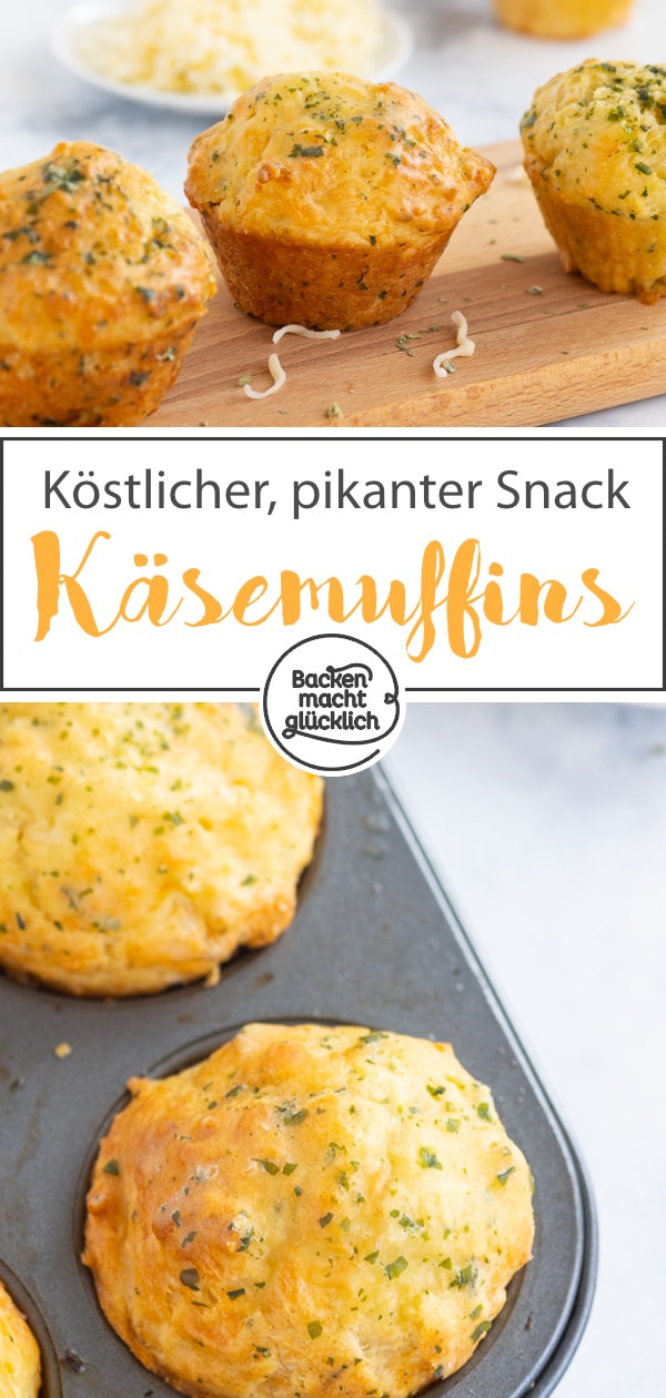 Diese vegetarischen Muffins mit Käse schmecken der ganzen Familie. Die Käsemuffins sind perfekt, egal ob zum Brunch, Abendessen oder Picknick.