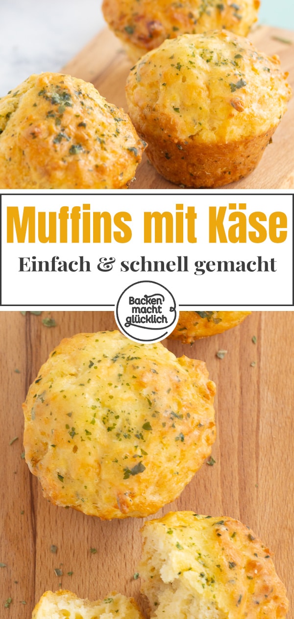 Diese vegetarischen Muffins mit Käse schmecken der ganzen Familie. Die Käsemuffins sind perfekt, egal ob zum Brunch, Abendessen oder Picknick.