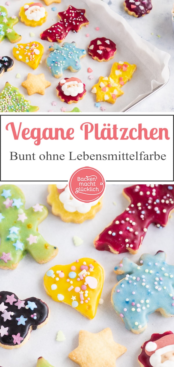 Super einfache und schnelle „Butter-Plätzchen“ aus nur 3 Zutaten – die Ausstechplätzchen sind ein echter Weihnachtsklassiker für Veganer.