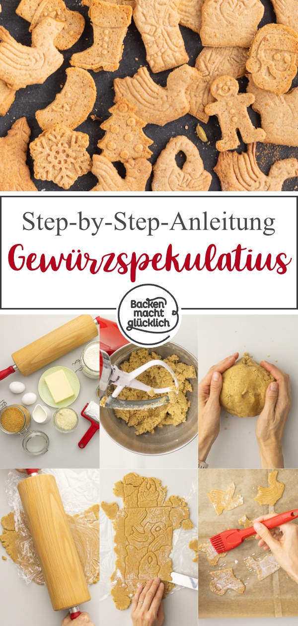 Mit diesem Gewürzspekulatius-Rezept könnt ihr die köstlichen, traditionellen Weihnachtsplätzchen in Motivform künftig auch zuhause backen.