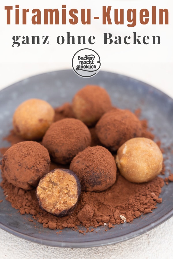 Nur 10 Minuten Zeit, aber Lust auf Pralinen? Mit diesem einfachen Rezept für Tiramisu-Konfekt könnt ihr im Nu losnaschen. Die Tiramisu-Kugeln schmecken einfach köstlich.