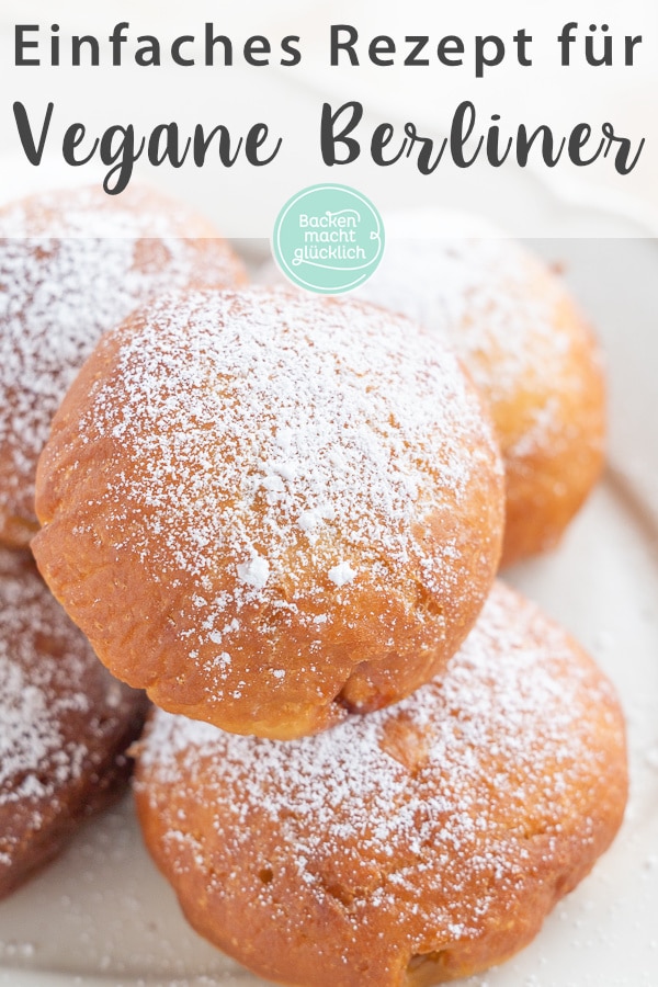 Krapfen ohne Butter, Milch und Ei, aber voller Geschmack: Mit diesem Rezept könnt ihr den beliebten Faschingsklassiker rein pflanzlich nachbacken.