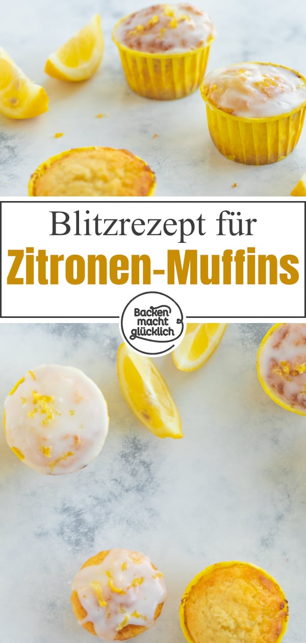 Kinderleichtes Rezept für köstliche Muffins mit Zitrone und Joghurt. Die Zitronenmuffins lassen sich gut vorbereiten und einfrieren - perfekt also für eure nächste Feier