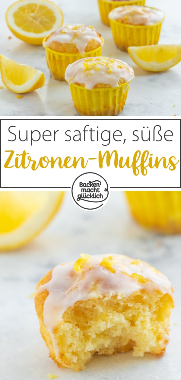 Kinderleichtes Rezept für köstliche Muffins mit Zitrone und Joghurt. Die Zitronenmuffins lassen sich gut vorbereiten und einfrieren - perfekt also für eure nächste Feier