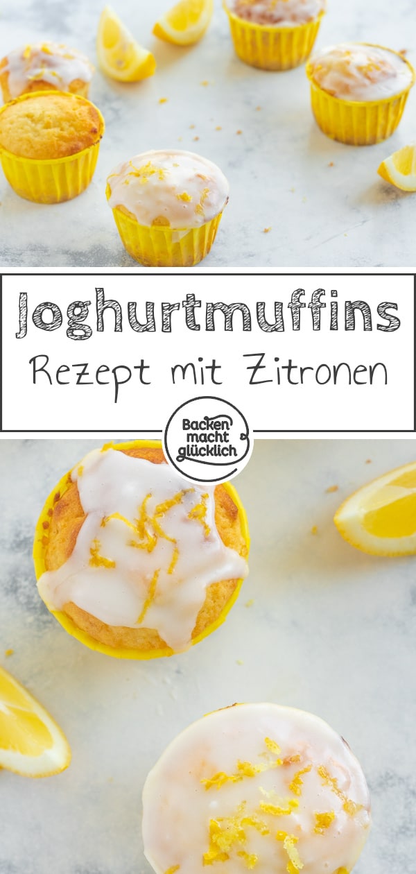 Kinderleichtes Rezept für köstliche Muffins mit Zitrone und Joghurt. Die Zitronenmuffins lassen sich gut vorbereiten und einfrieren - perfekt also für eure nächste Feier