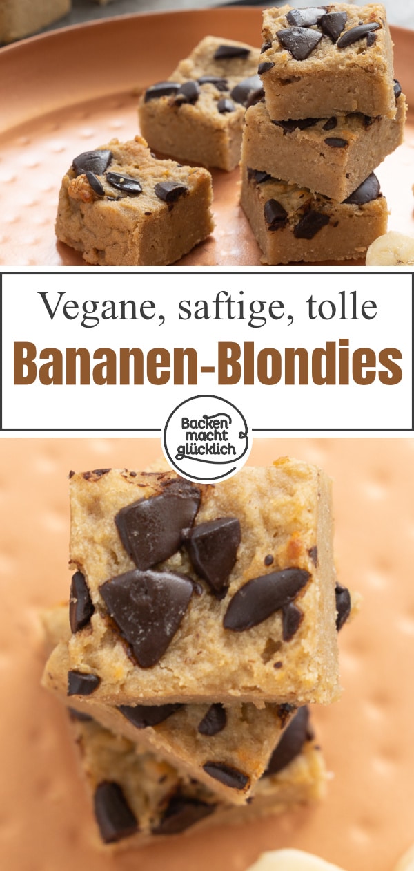 Herrlich fudgy, aromatisch und noch dazu gesund: Diese Blondies ohne Mehl, Butter, Eier, Milch und zugesetzten Zucker sind perfekt für alle, die sich bewusst ernähren