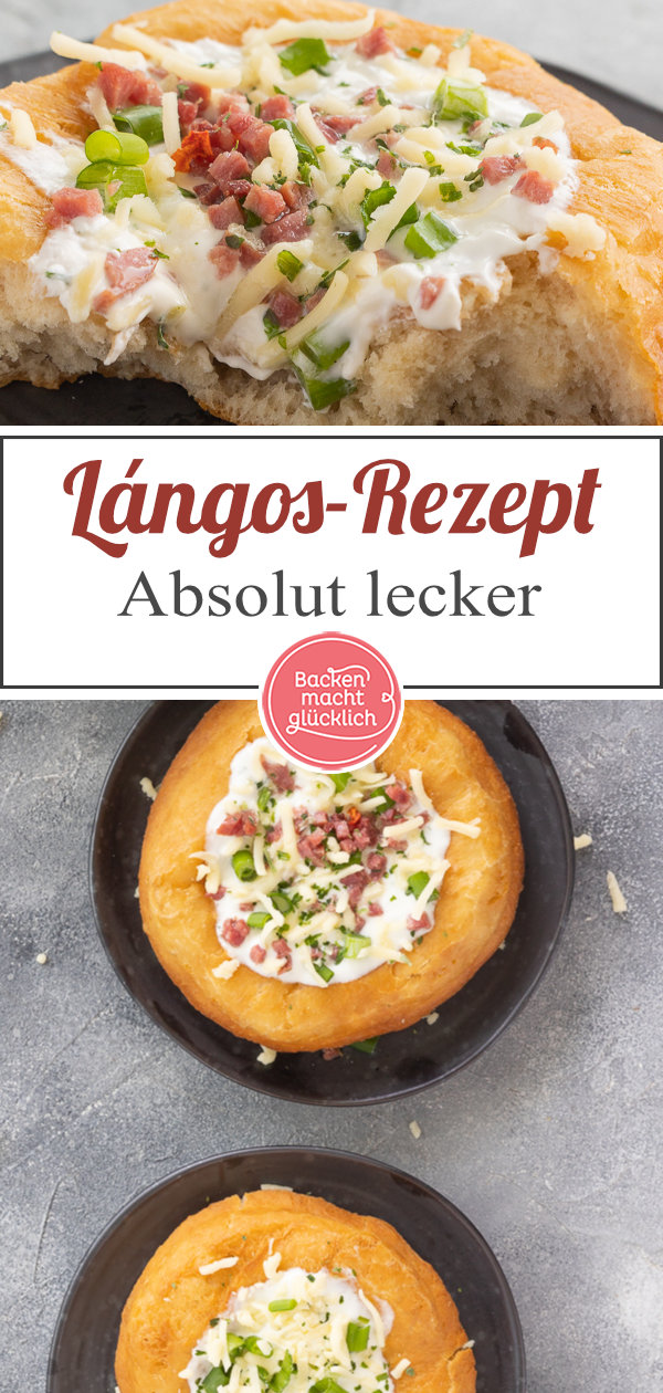 Pikanter ungarischer Snack aus Hefeteig, der an Krapfen erinnert. Der Langosch wird aber herzhaft mit Knoblauchcreme, Käse und eventuell Speck belegt.