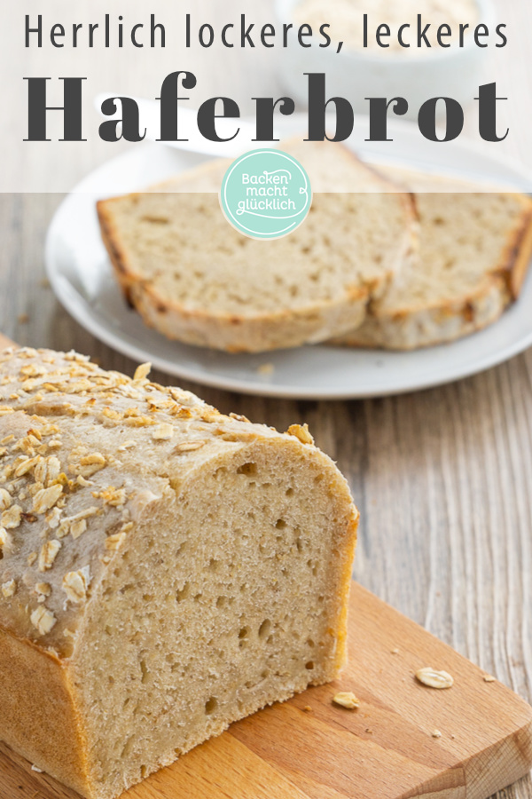 Wunderbar saftiges, weiches und aromatisches Brot mit Haferflocken. Das Hafermischbrot mit Sauerteig ist ein Allrounder für jeden Tag.