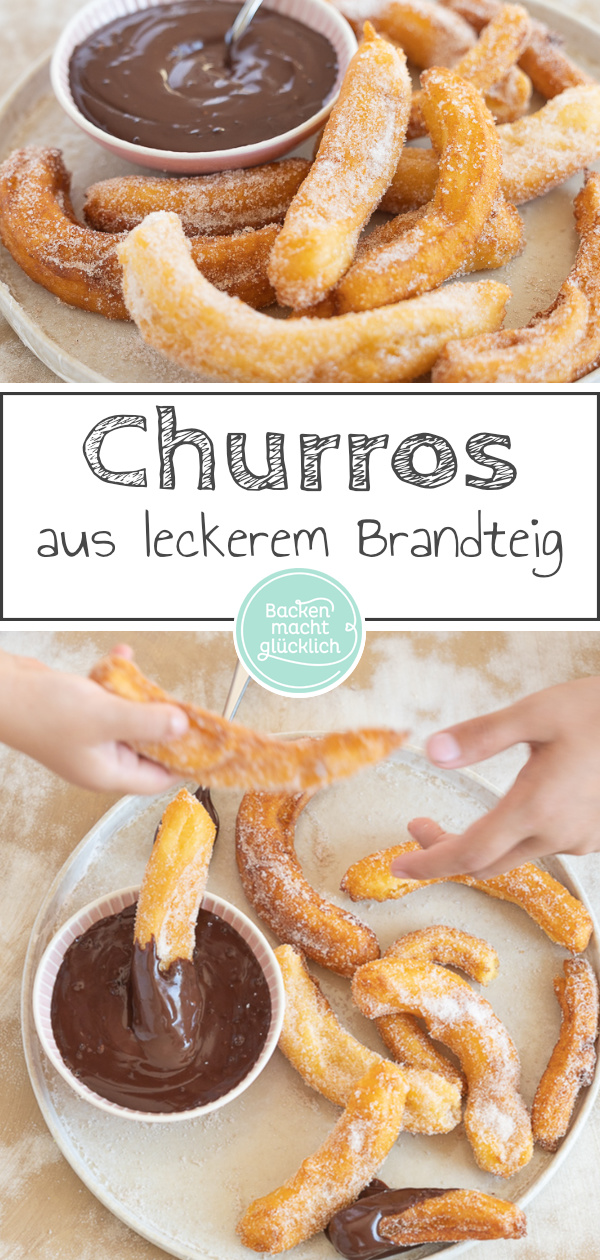 Köstliches spanisches Brandteig-Gebäck, das mit einer an Ganache erinnernden Schokosoße serviert wird: Die Churros sind eine kulinarische Sünde, die jeden Bissen wert ist!