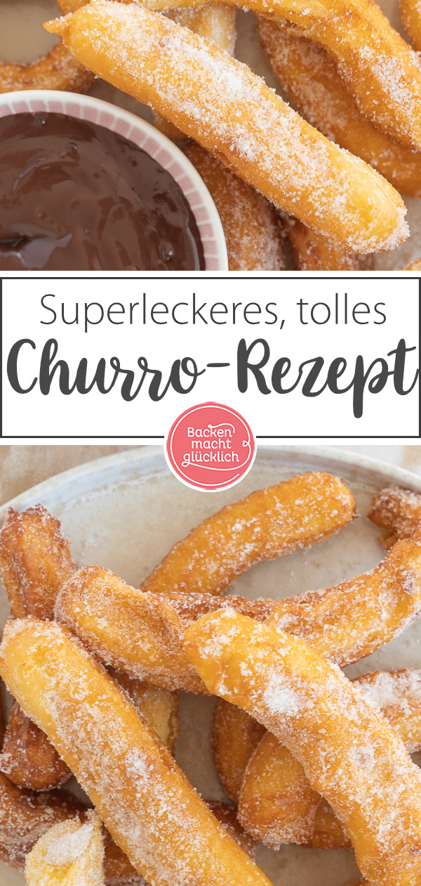 Köstliches spanisches Brandteig-Gebäck, das mit einer an Ganache erinnernden Schokosoße serviert wird: Die Churros sind eine kulinarische Sünde, die jeden Bissen wert ist!