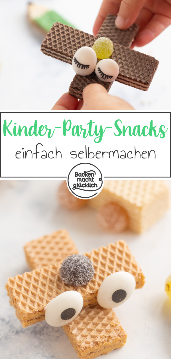 Dieses witzige Fingerfood schmeckt nicht einfach nur gut. Die Zubereitung der witzigen Waffelfiguren macht auch noch viel Spaß und ist ein toller Zeitvertreib für die ganze Familie!