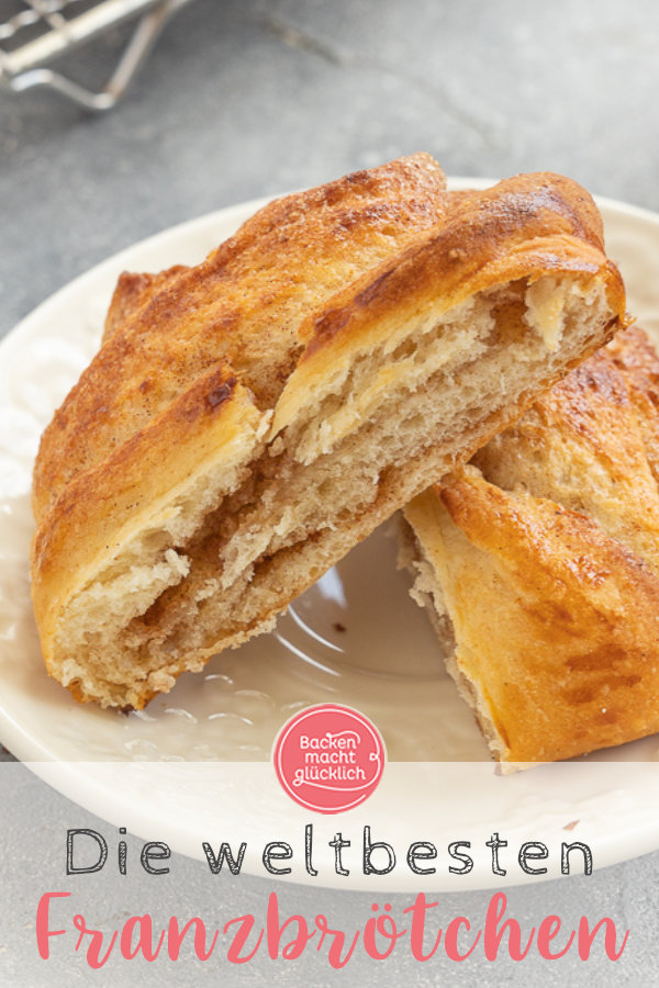 Ein wunderbar duftendes, köstliches Kleingebäck mit viel Zimtzucker. Die Franzbrötchen stammen ursprünglich aus dem Norden, sind inzwischen aber in ganz Deutschland beliebt.