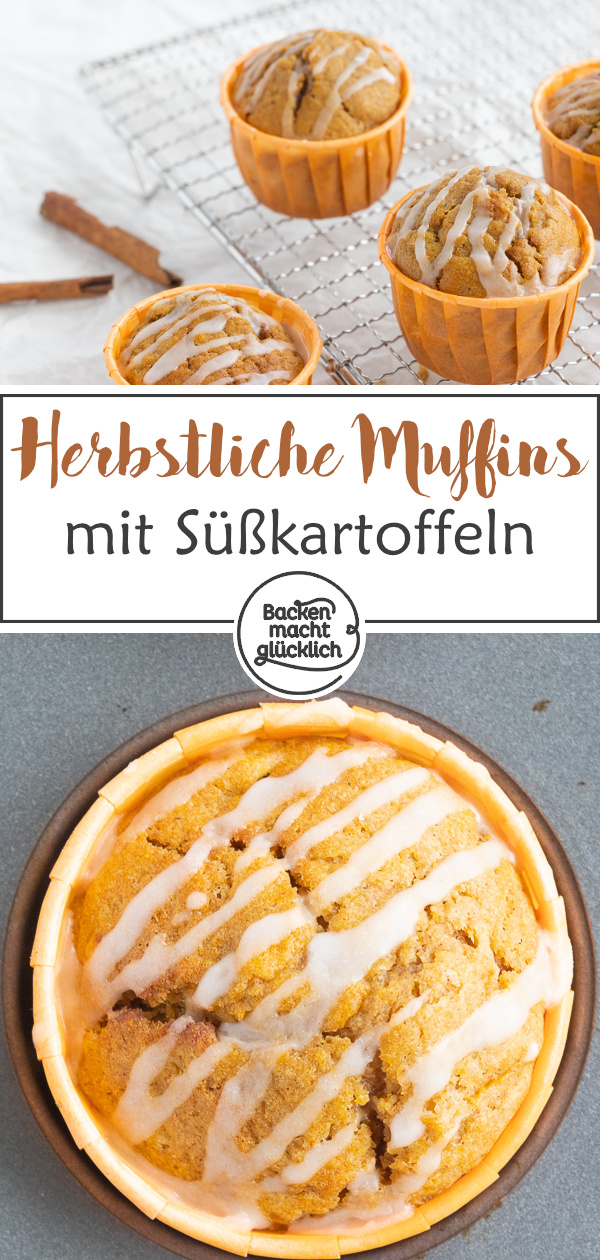 Diese gesunden Muffins sind ein echter Herbst-Hit: Die Muffins mit Süßkartoffelmus schmecken nicht nur verführerisch, sondern sind auch noch kalorienarm und zuckerfrei.