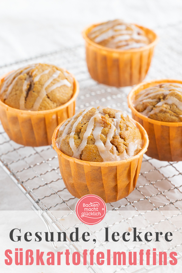 Diese gesunden Muffins sind ein echter Herbst-Hit: Die Muffins mit Süßkartoffelmus schmecken nicht nur verführerisch, sondern sind auch noch kalorienarm und zuckerfrei.