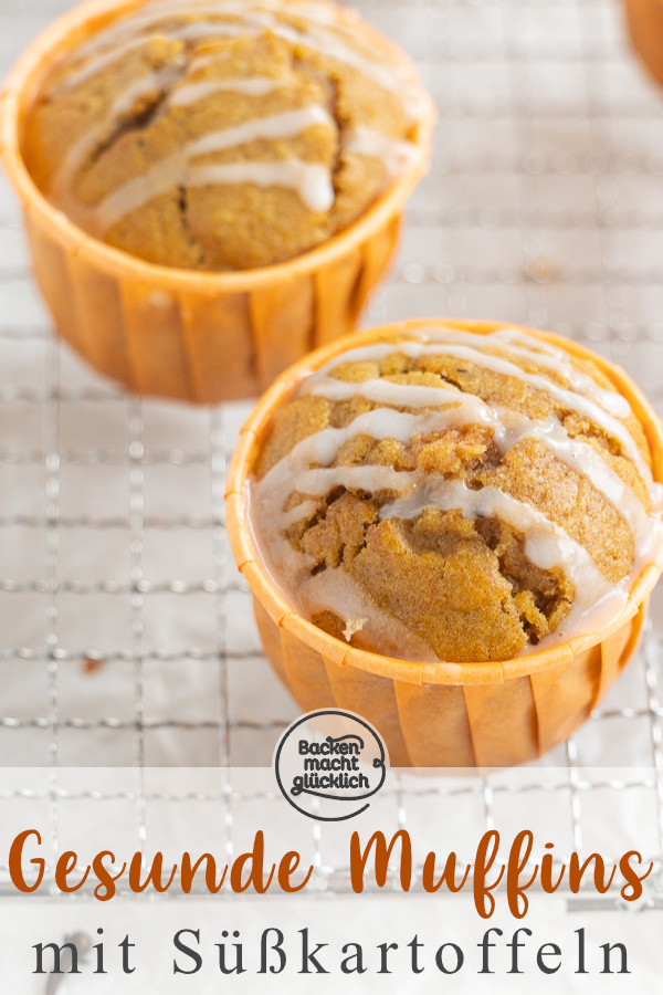Diese gesunden Muffins sind ein echter Herbst-Hit: Die Muffins mit Süßkartoffelmus schmecken nicht nur verführerisch, sondern sind auch noch kalorienarm und zuckerfrei.