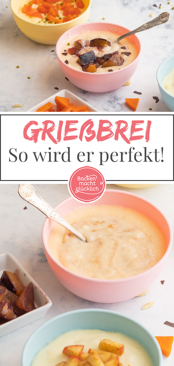 Super cremigen Grießbrei selber zu machen ist easy: In diesem Beitrag erfahrt ihr, wie euch der Grießbrei garantiert gelingt - und wie einfach ihr das Rezept abwandeln könnt.