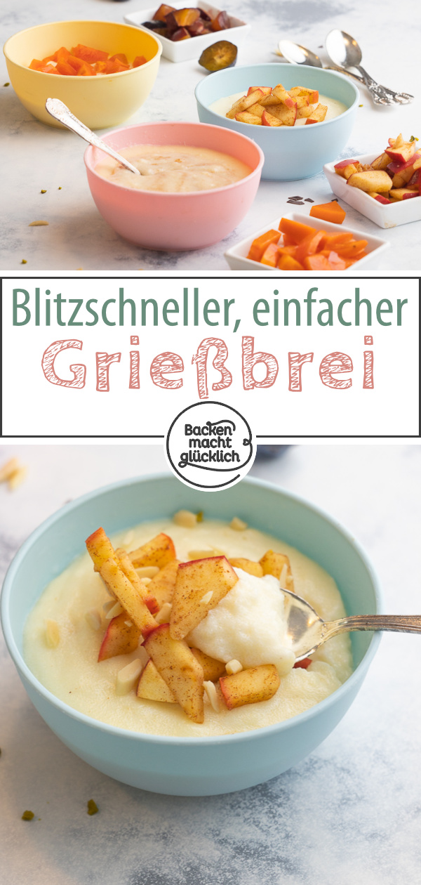 Super cremigen Grießbrei selber zu machen ist easy: In diesem Beitrag erfahrt ihr, wie euch der Grießbrei garantiert gelingt - und wie einfach ihr das Rezept abwandeln könnt.