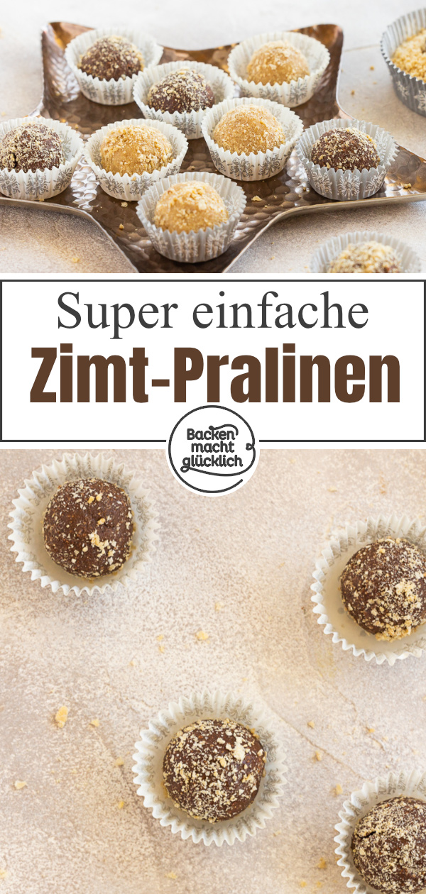 Himmlisches Konfekt mit Zimtwaffeln und weißer oder dunkler Schokolade. Einfach und schnell zuzubereiten. Die Zimtkugeln sind eine perfekte Nascherei in der kalten Jahreszeit.