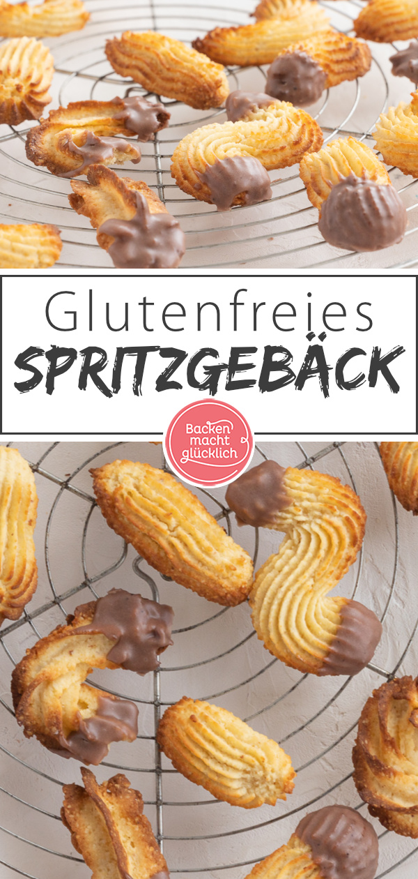 Leckeres Low Carb Spritzgebäck ohne Zucker und Mehl. Der Plätzchen-Klassiker mal kohlenhydratarm, glutenfrei & kalorienarm.