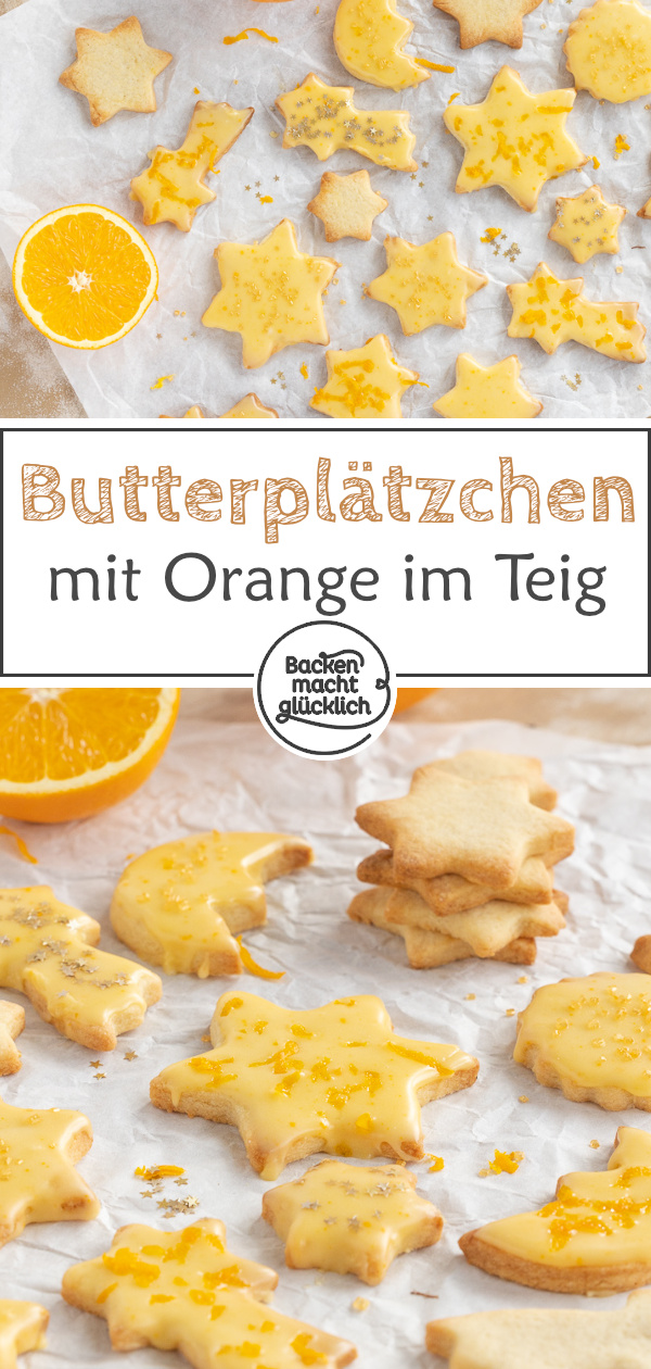 Einfach aber unheimlich leckere Orangenplätzchen. Diese Plätzchen mit Orange sind super fein, buttrig und mürbe.