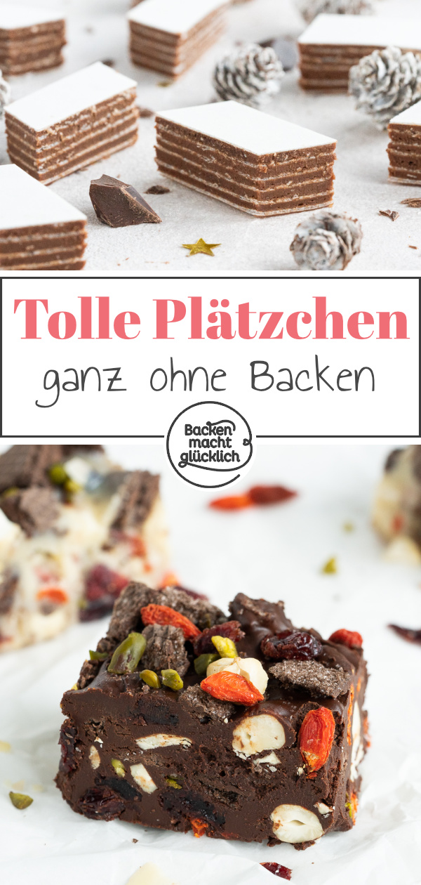 Hier gibt´s die besten Rezepte für Weihnachtsplätzchen ohne Backen: Schnell gemacht & super lecker ☆ Gleich testen!