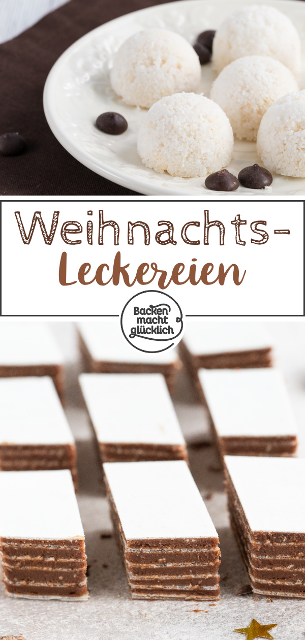 Hier gibt´s die besten Rezepte für Weihnachtsplätzchen ohne Backen: Schnell gemacht & super lecker ☆ Gleich testen!