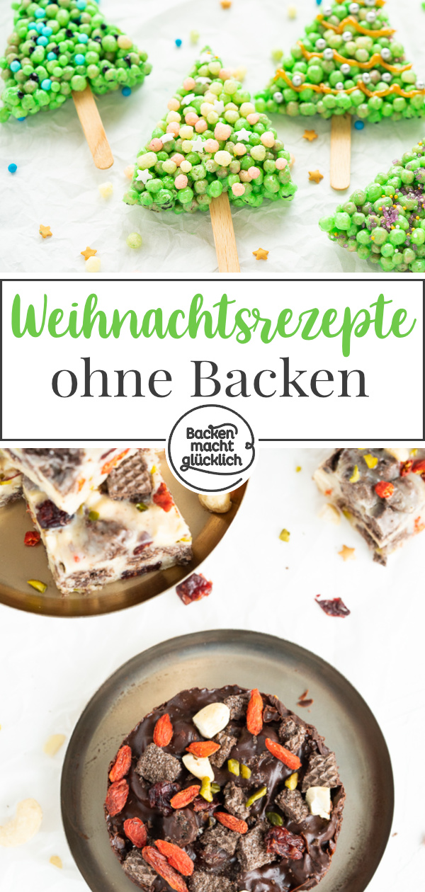 Hier gibt´s die besten Rezepte für Weihnachtsplätzchen ohne Backen: Schnell gemacht & super lecker ☆ Gleich testen!