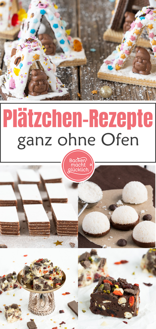 Hier gibt´s die besten Rezepte für Weihnachtsplätzchen ohne Backen: Schnell gemacht & super lecker ☆ Gleich testen!