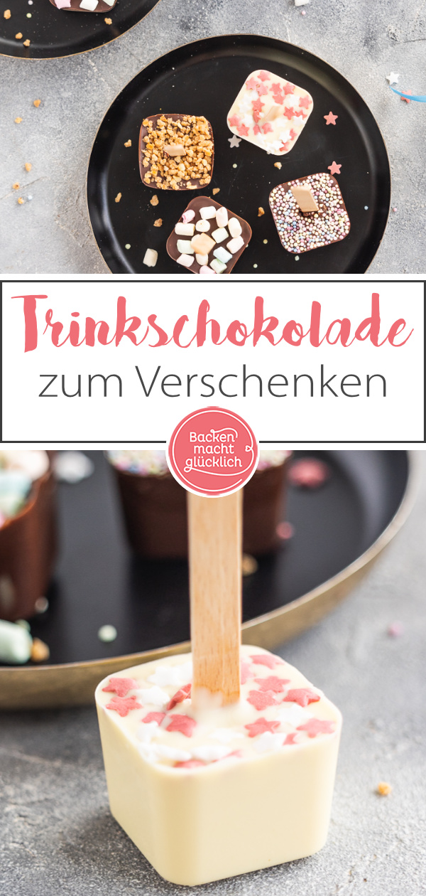 Hübsch anzusehen, einfach zu machen & super lecker: Diese Schokoladen-Sticks sind ein tolles kleines Geschenk aus der Küche.