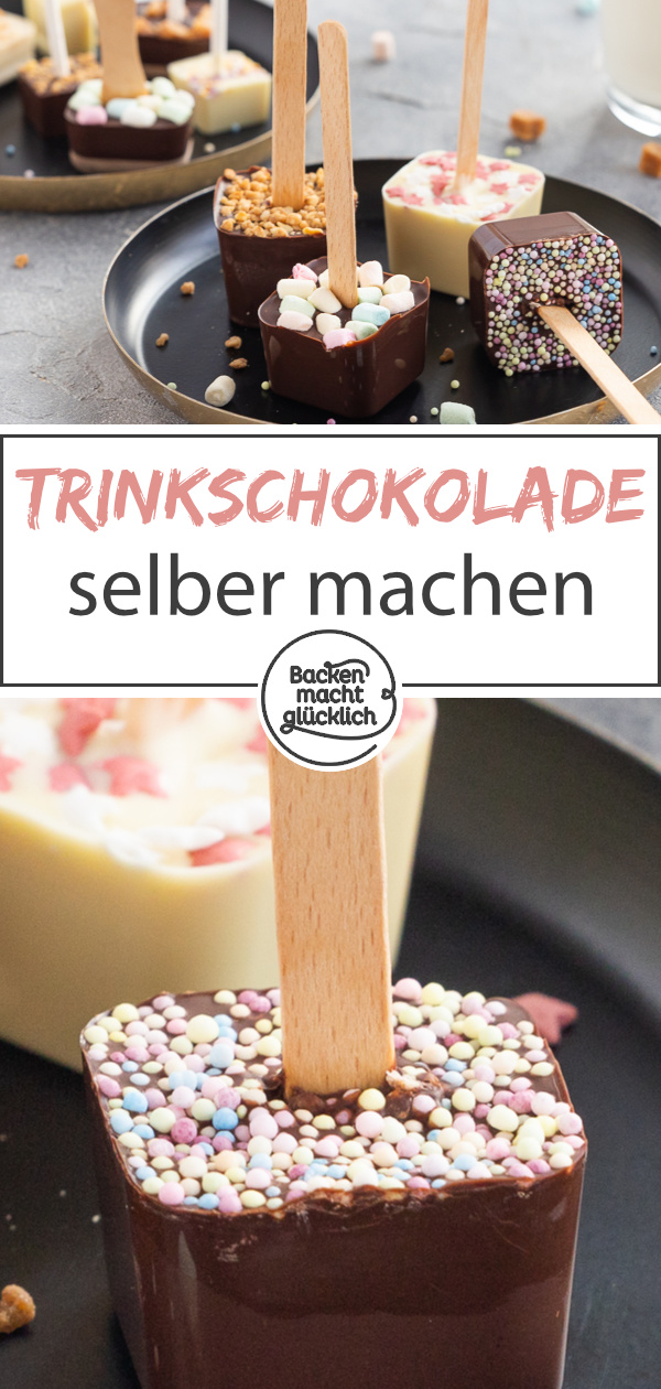 Hübsch anzusehen, einfach zu machen & super lecker: Diese Schokoladen-Sticks sind ein tolles kleines Geschenk aus der Küche.