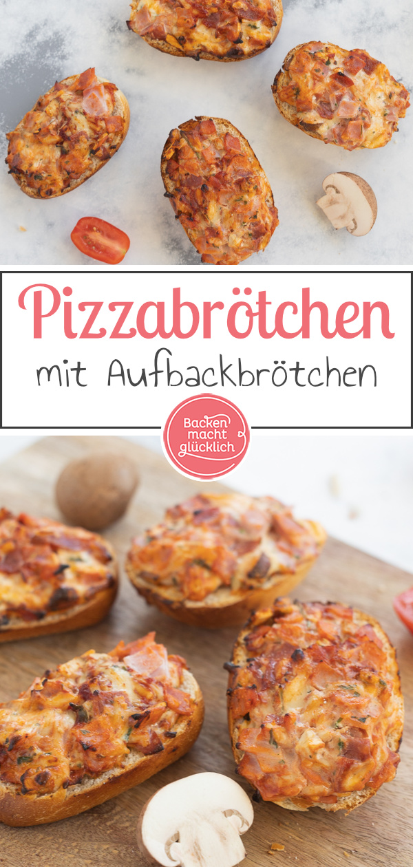 Pizzabrötchen sind ein schneller, super einfacher Snack, der immer gut ankommt. Mein einfaches Pizzabrötchen-Rezept ist perfekt für die große Runde, Partys oder Kindergeburtstage.