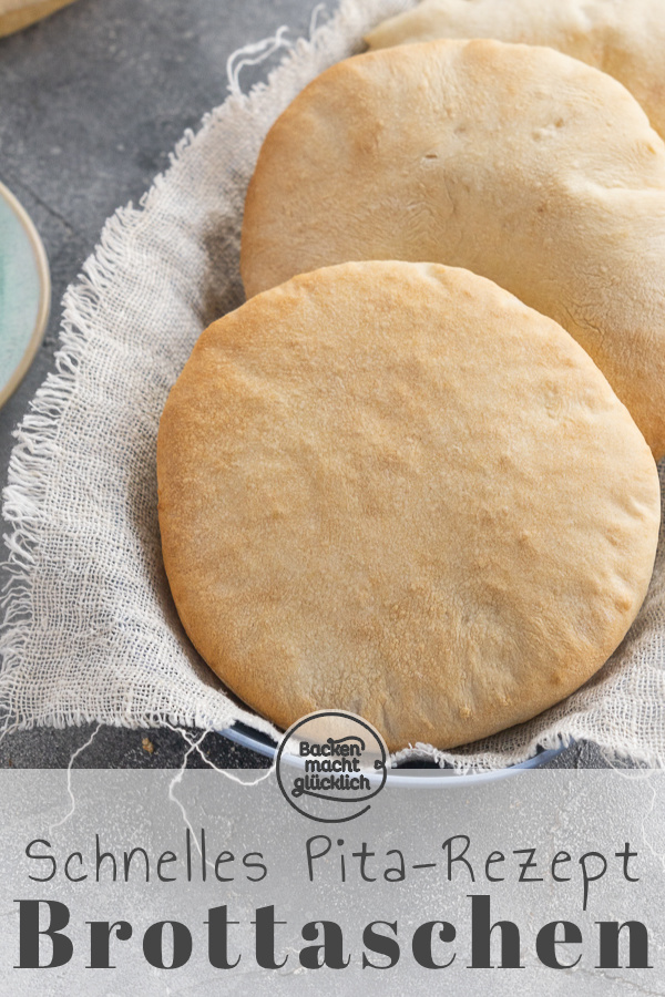 Mit diesem Rezept klappt Pita-Brot selber machen garantiert - egal, ob als Brottasche zum Füllen oder als Beilage zu Dips.