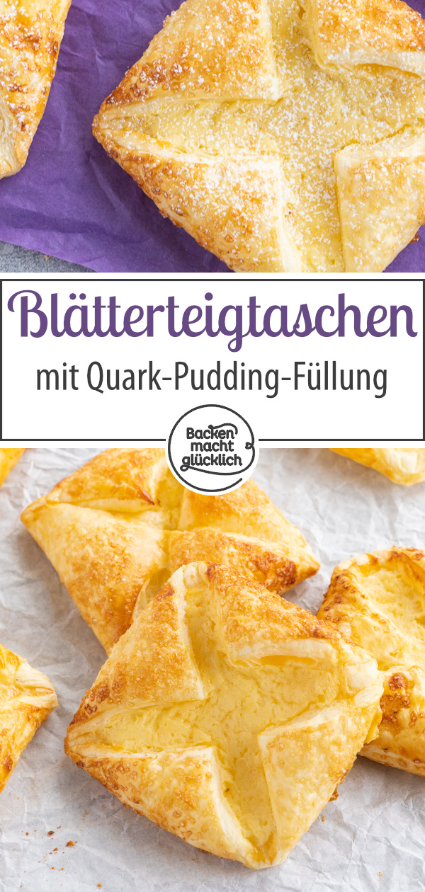 Die besten Quarktaschen mit Blätterteig: blitzschnell gemacht & so lecker.