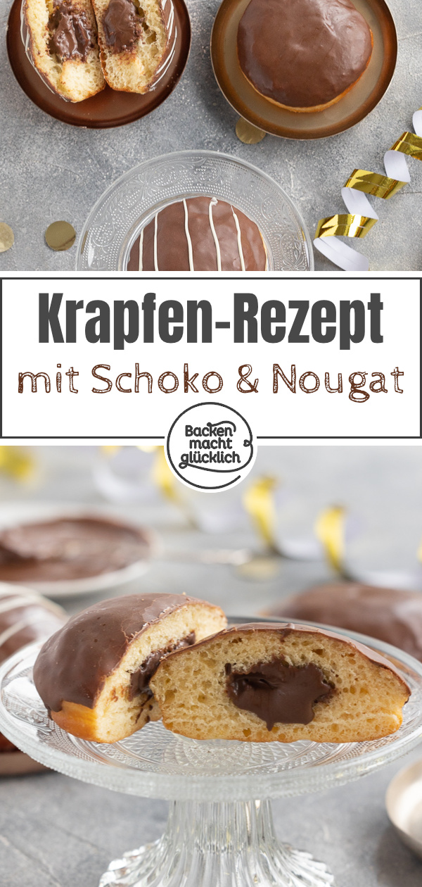 Lust auf geniale Schoko-Krapfen? Diese Berliner mit Schokofüllung schmecken nicht nur zu Fasching.