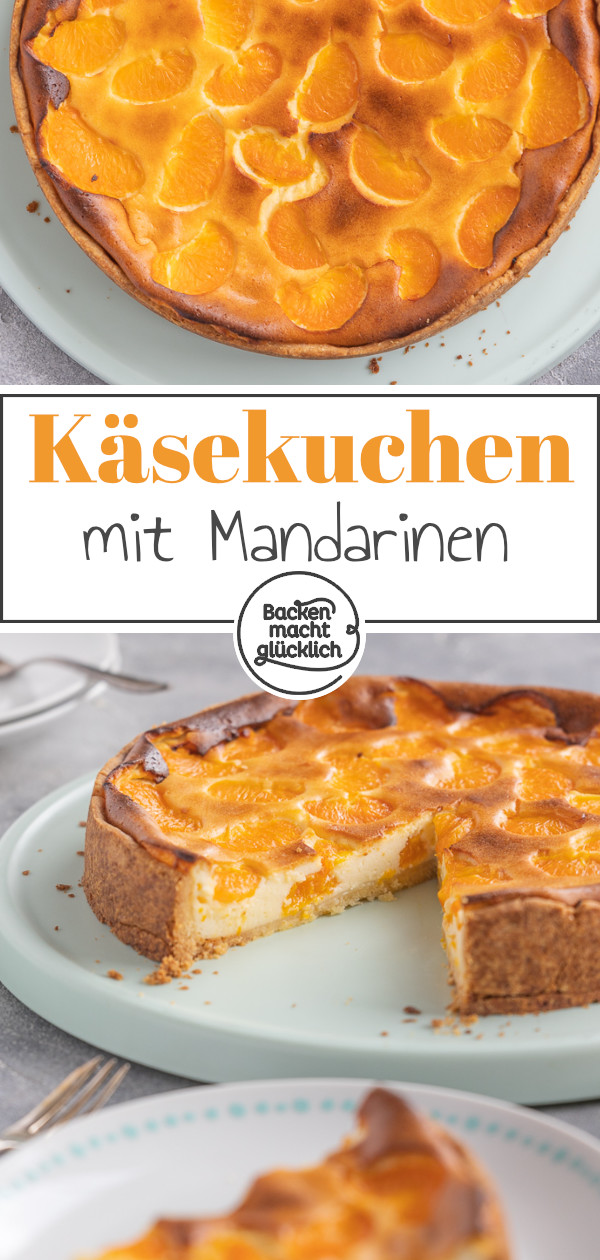 Weltbester Mandarinen-Käsekuchen nach Omas Rezept: Saftig, knusprig, cremig, fruchtig. Diesen Kuchen müsst ihr einfach testen!