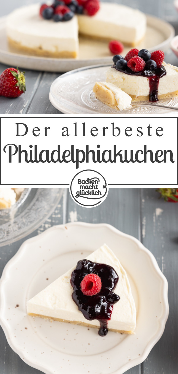 Low Carb Philadelphia Torte ohne Zucker: einfach, schnell, köstlich! Diesen Low Carb Frischkäsekuchen ohne Backen müsst ihr testen ♥