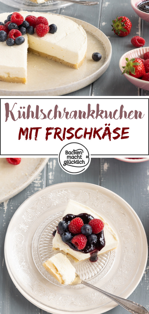 Low Carb Philadelphia Torte ohne Zucker: einfach, schnell, köstlich! Diesen Low Carb Frischkäsekuchen ohne Backen müsst ihr testen ♥