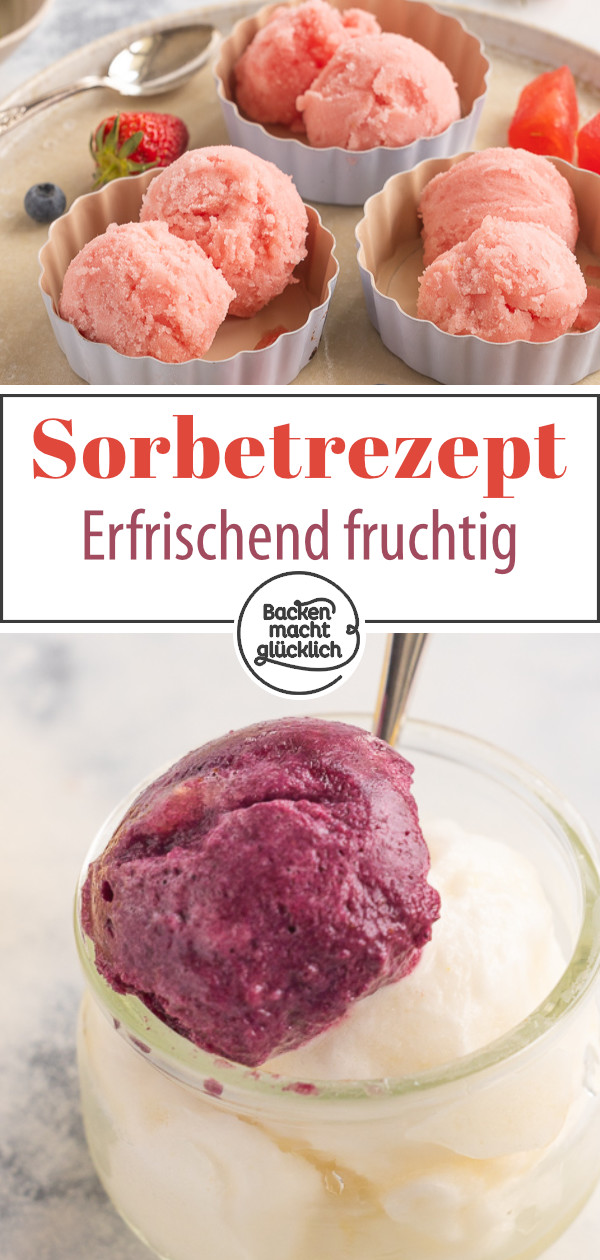 Sorbet selber machen ist ganz einfach: Mit diesem Grundrezept klappt´s garantiert - egal, ob mir Melone, Beeren oder Mango ♥