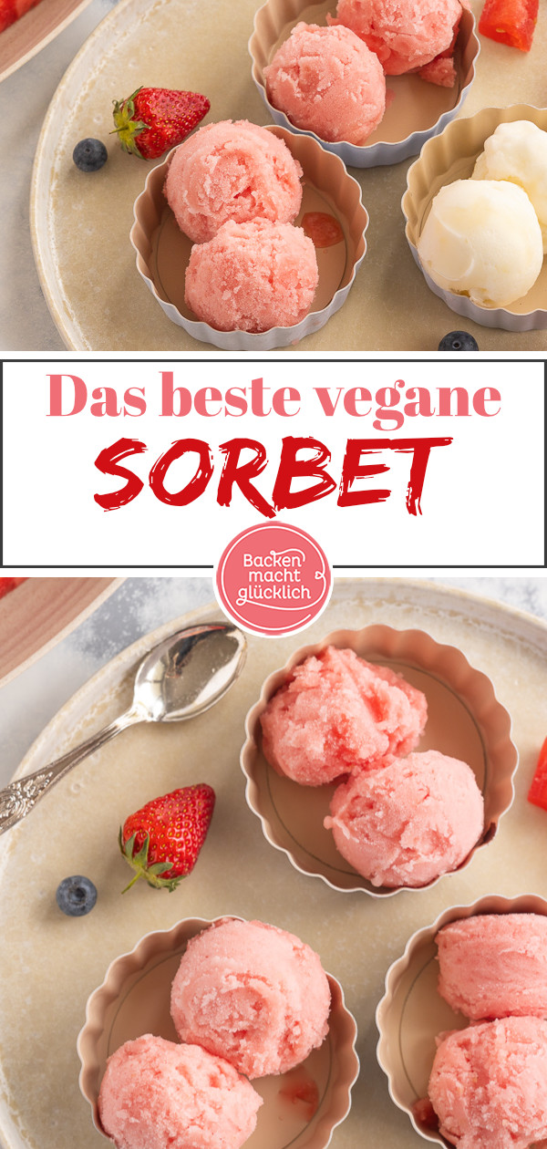 Sorbet selber machen ist ganz einfach: Mit diesem Grundrezept klappt´s garantiert - egal, ob mir Melone, Beeren oder Mango ♥